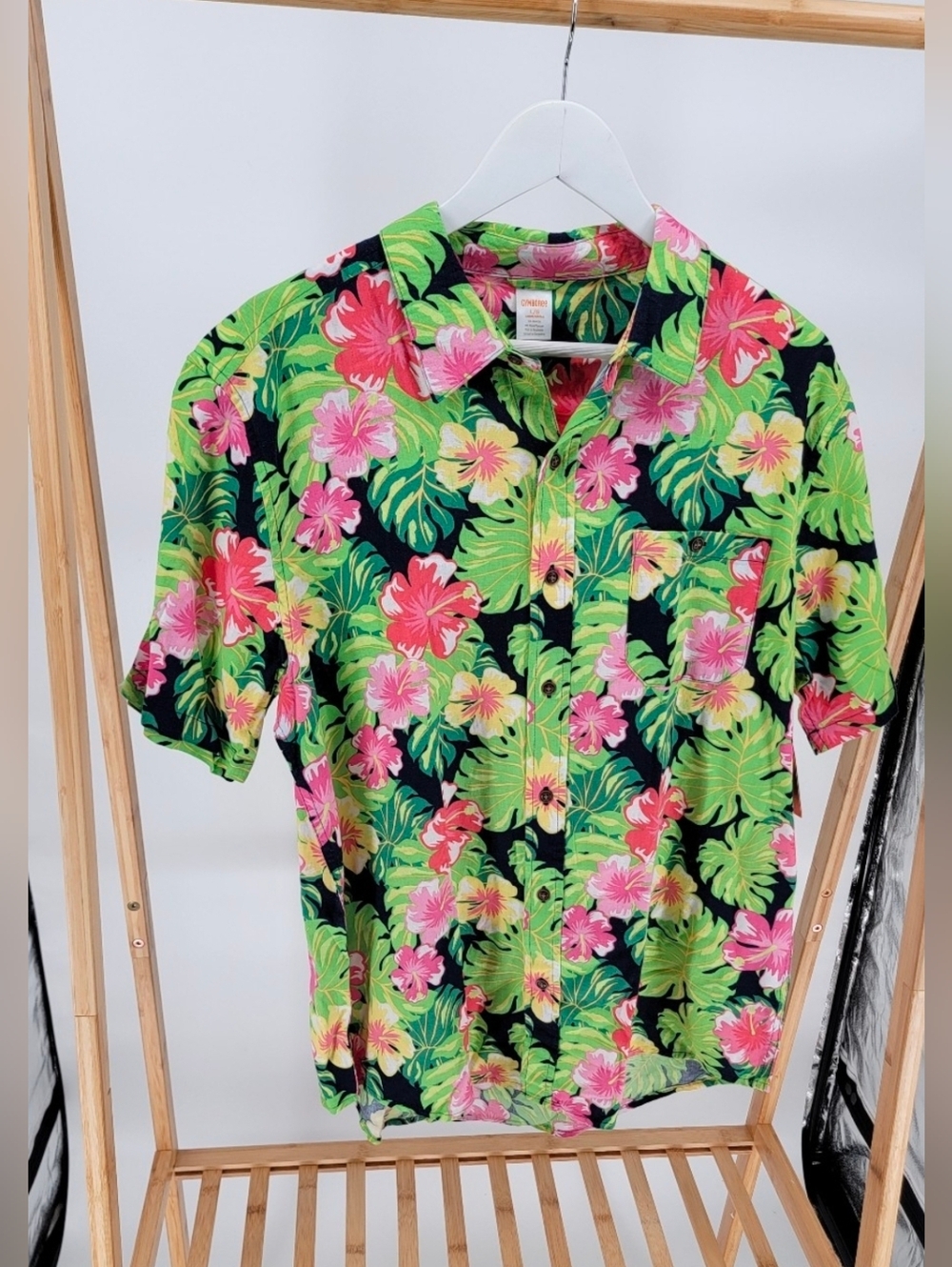 NWT Gymboree Men's Aloha Tropical Button Up Shirt LG